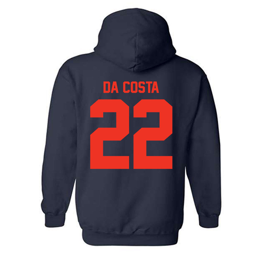 Syracuse - NCAA Men's Soccer : Kelvin Da Costa - Classic Shersey Hooded Sweatshirt-1