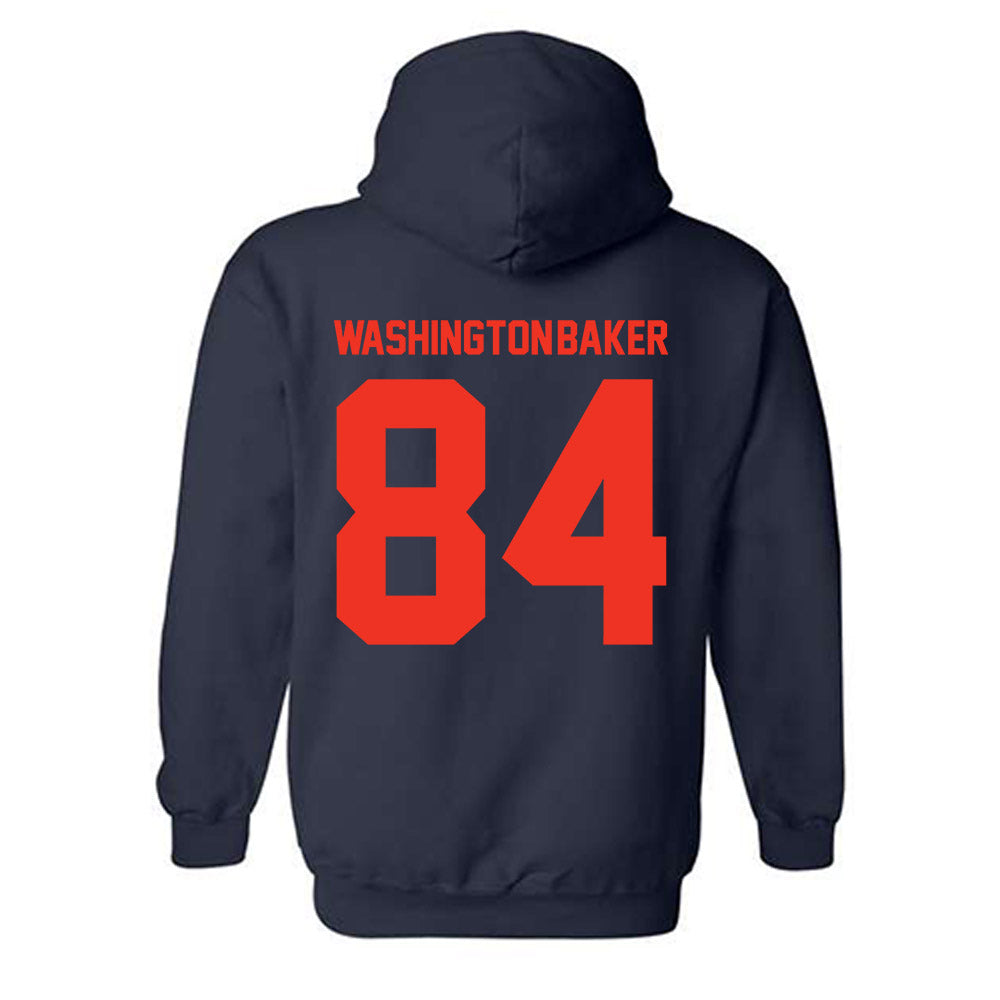 Syracuse - NCAA Football : Elijah Washington-Baker - Classic Shersey Hooded Sweatshirt-1