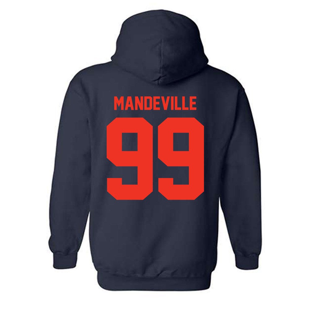 Syracuse - NCAA Women's Lacrosse : Kalena Mandeville - Classic Shersey Hooded Sweatshirt-1