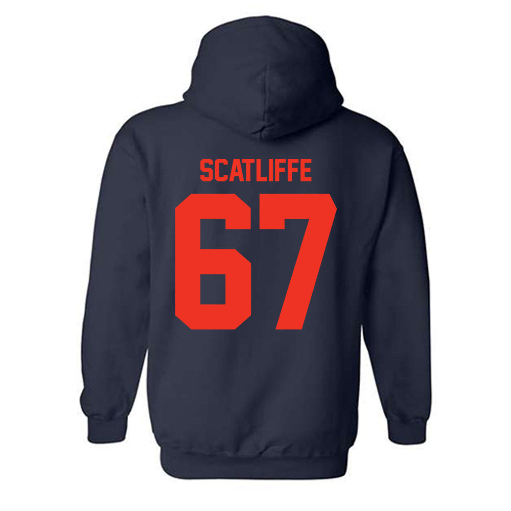 Syracuse - NCAA Football : D'Joni Scatliffe - Classic Shersey Hooded Sweatshirt-1