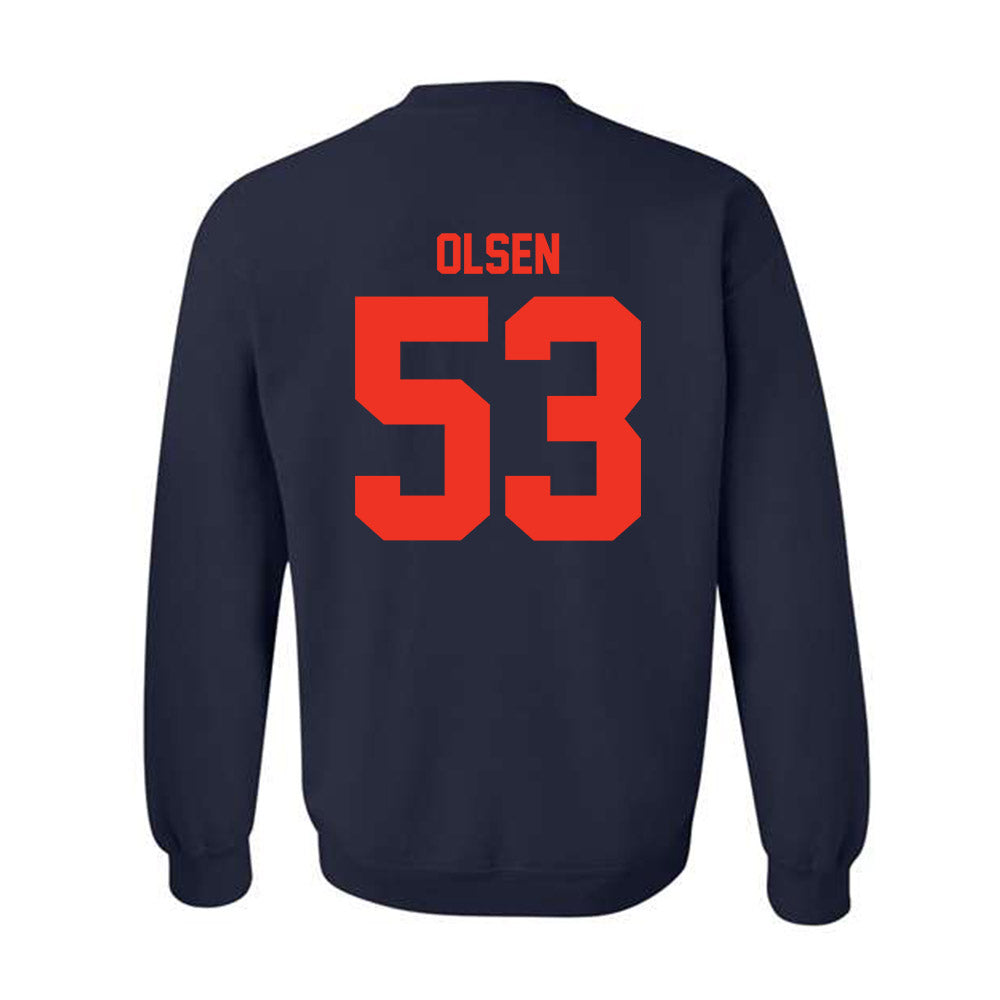 Syracuse - NCAA Football : Donald (Ted) Olsen - Classic Shersey Crewneck Sweatshirt-1