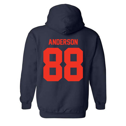 Syracuse - NCAA Men's Lacrosse : Payton Anderson - Classic Shersey Hooded Sweatshirt-1