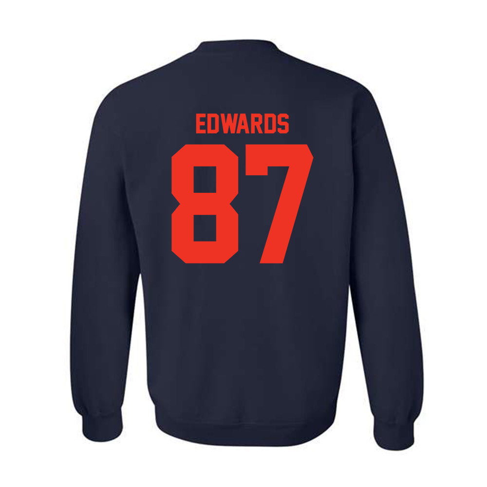 Syracuse - NCAA Football : Nate Edwards - Classic Shersey Crewneck Sweatshirt-1