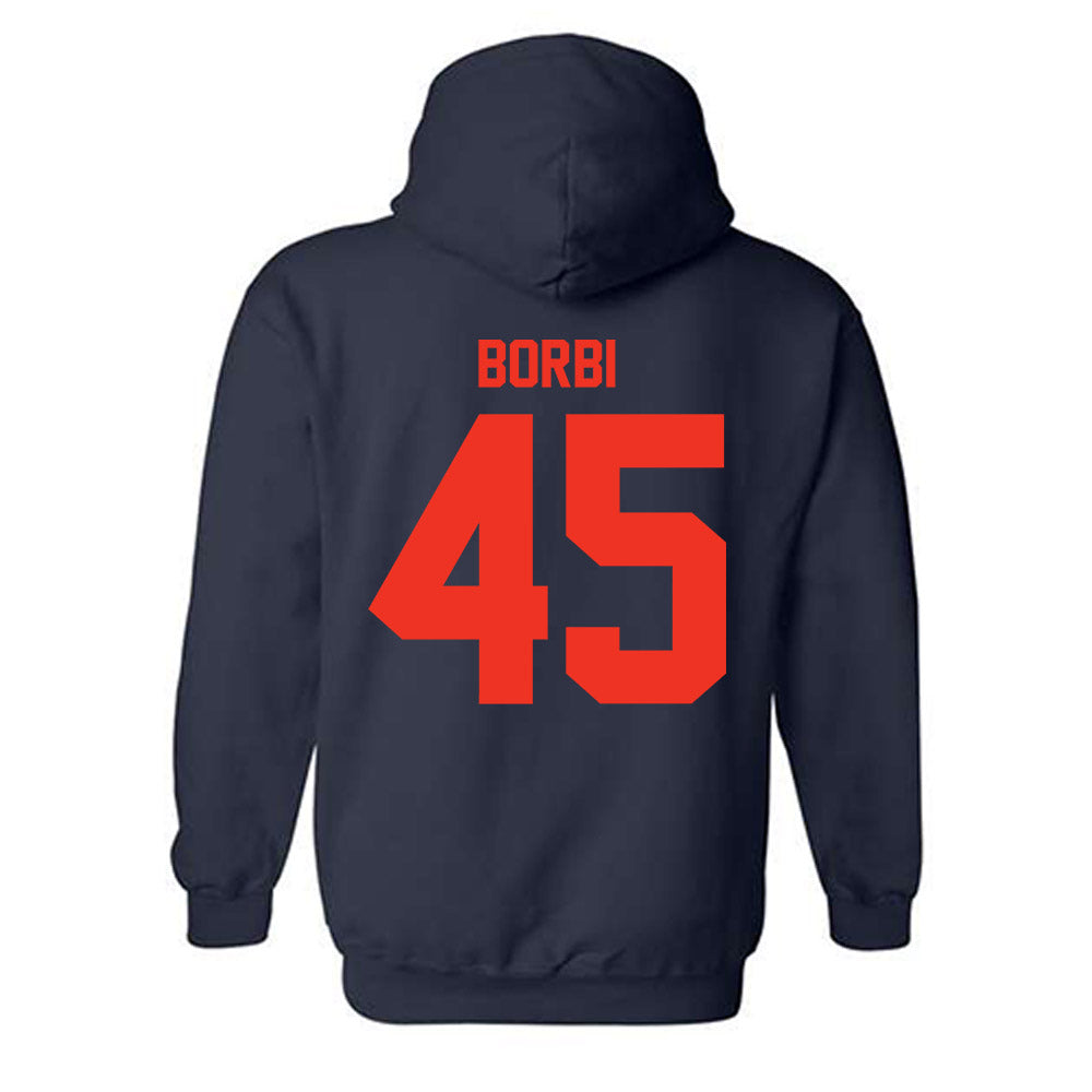 Syracuse - NCAA Women's Lacrosse : Mackenzie Borbi - Classic Shersey Hooded Sweatshirt-1