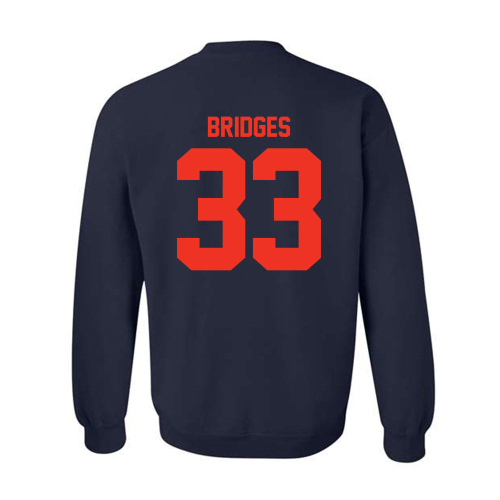 Syracuse - NCAA Women's Soccer : Bree Bridges - Classic Shersey Crewneck Sweatshirt-1