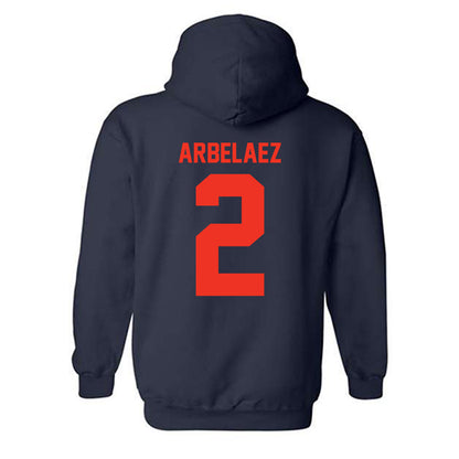 Syracuse - NCAA Women's Soccer : Julia Arbelaez - Classic Shersey Hooded Sweatshirt-1