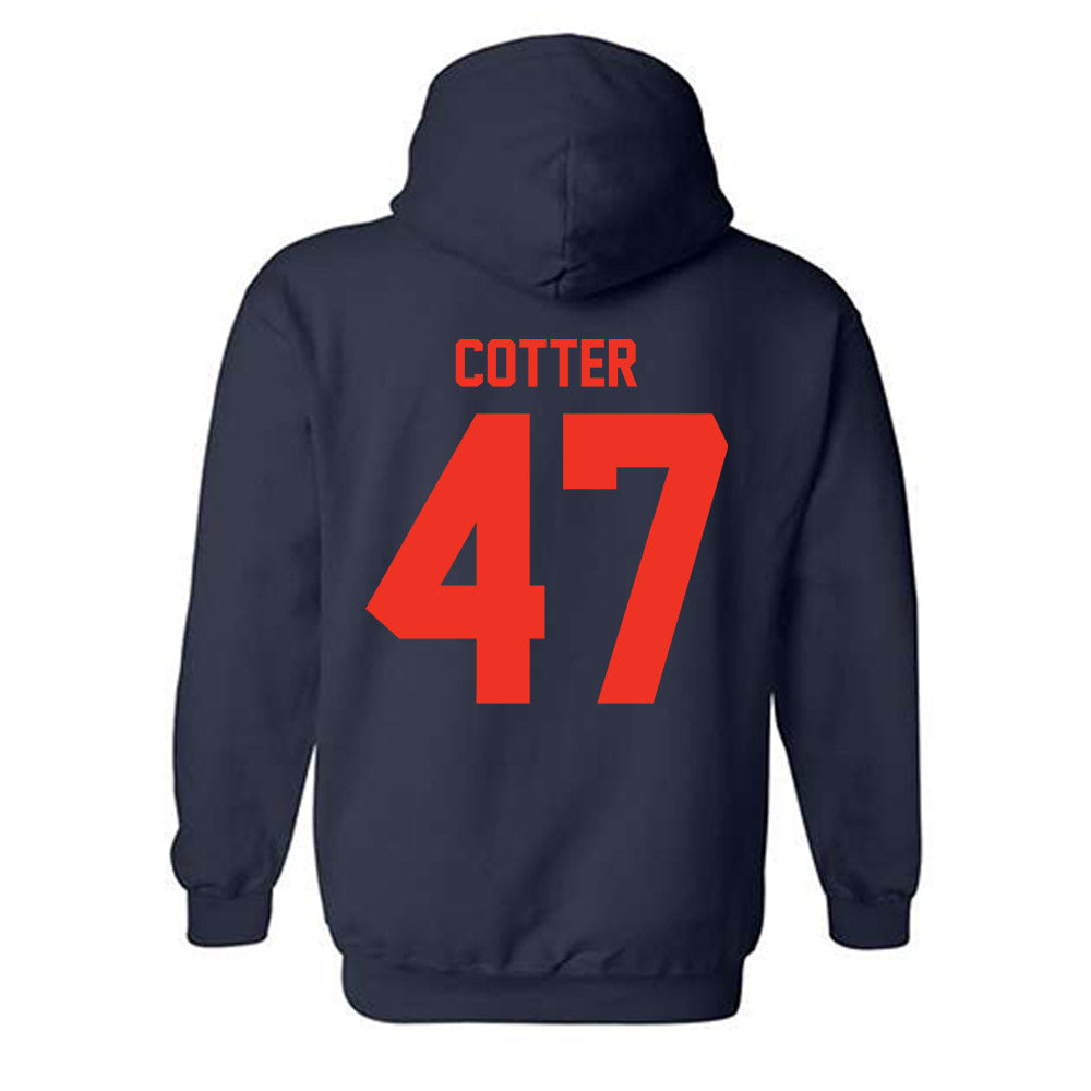 Syracuse - NCAA Women's Lacrosse : Mileena Cotter - Classic Shersey Hooded Sweatshirt-1