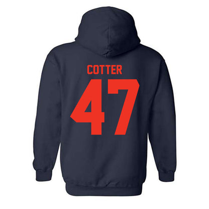 Syracuse - NCAA Women's Lacrosse : Mileena Cotter - Classic Shersey Hooded Sweatshirt-1