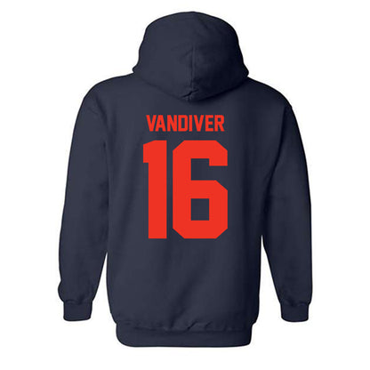 Syracuse - NCAA Women's Lacrosse : Colette Vandiver - Classic Shersey Hooded Sweatshirt-1