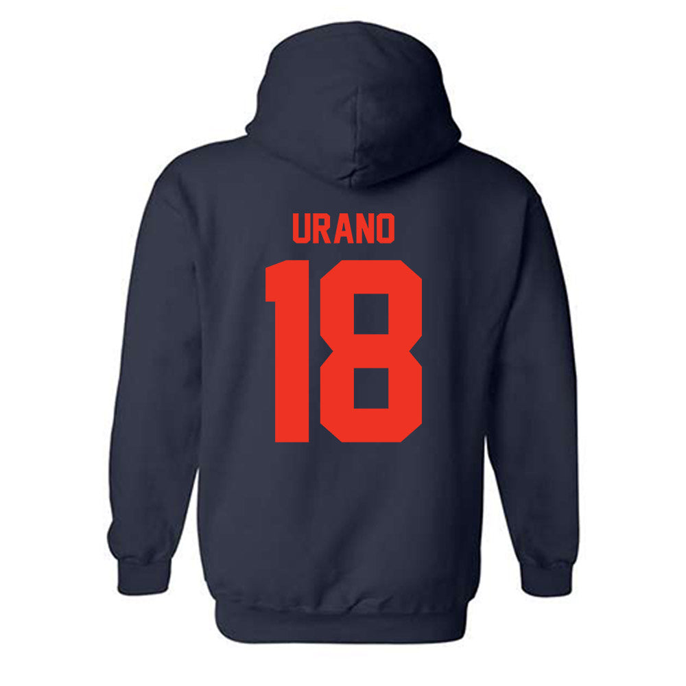 Syracuse - NCAA Women's Volleyball : Yuka Urano - Classic Shersey Hooded Sweatshirt-1