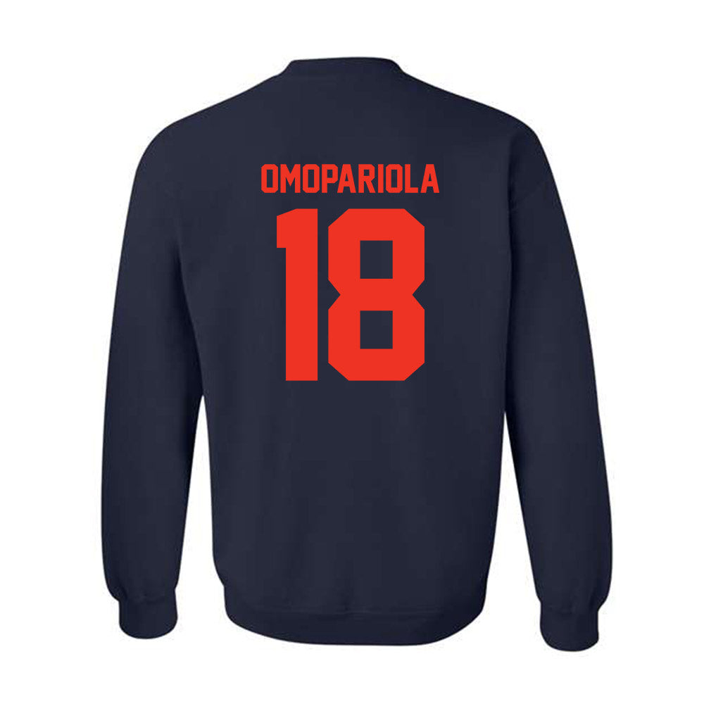 Syracuse - NCAA Football : Oluwademilade (David) Omopariola - Classic Shersey Crewneck Sweatshirt-1