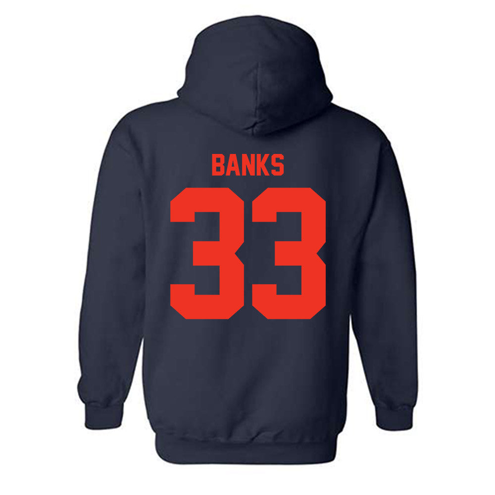 Syracuse - NCAA Men's Lacrosse : Liam Banks - Classic Shersey Hooded Sweatshirt-1