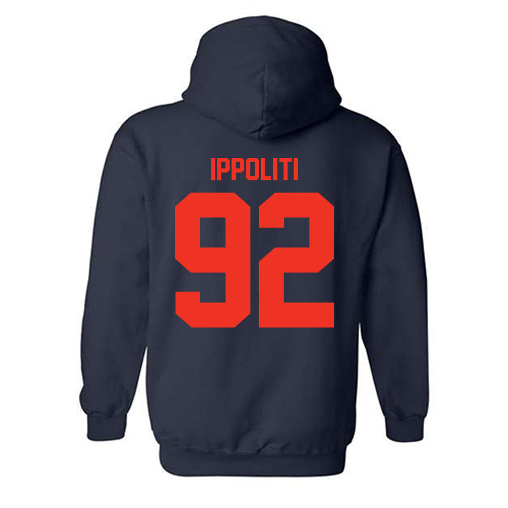 Syracuse - NCAA Men's Lacrosse : Michael Ippoliti - Classic Shersey Hooded Sweatshirt-1