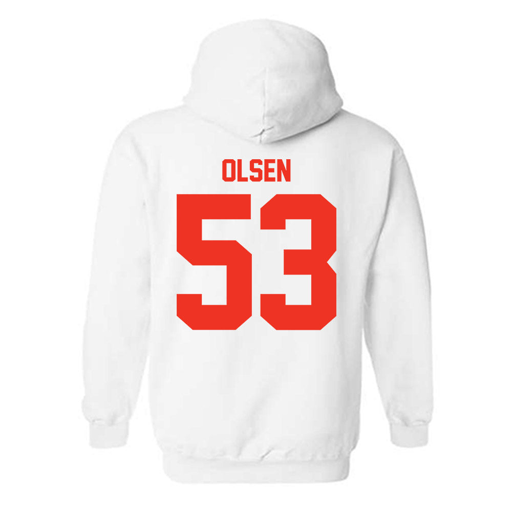 Syracuse - NCAA Football : Donald (Ted) Olsen - Classic Shersey Hooded Sweatshirt-1
