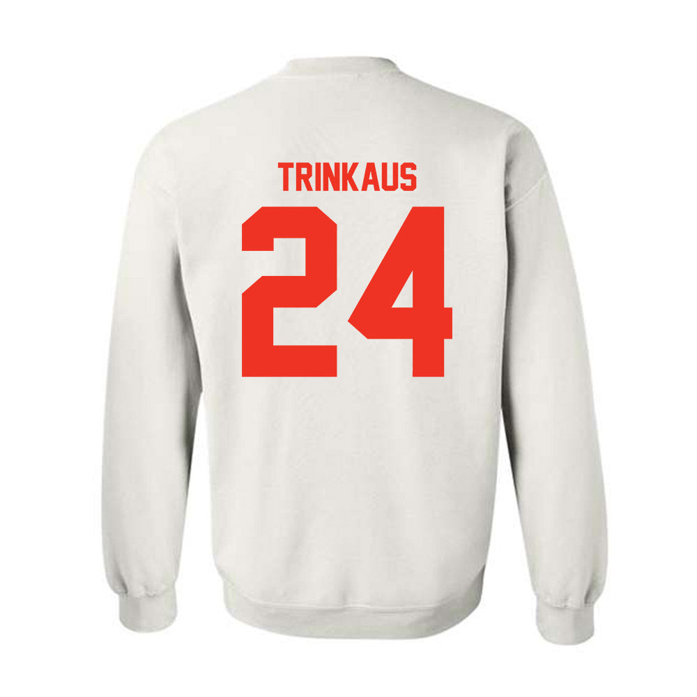 Syracuse - NCAA Women's Lacrosse : Caroline Trinkaus - Classic Shersey Crewneck Sweatshirt-1