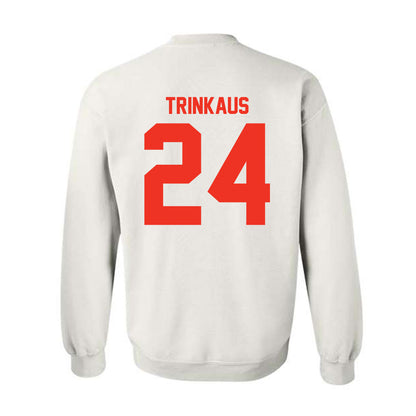 Syracuse - NCAA Women's Lacrosse : Caroline Trinkaus - Classic Shersey Crewneck Sweatshirt-1