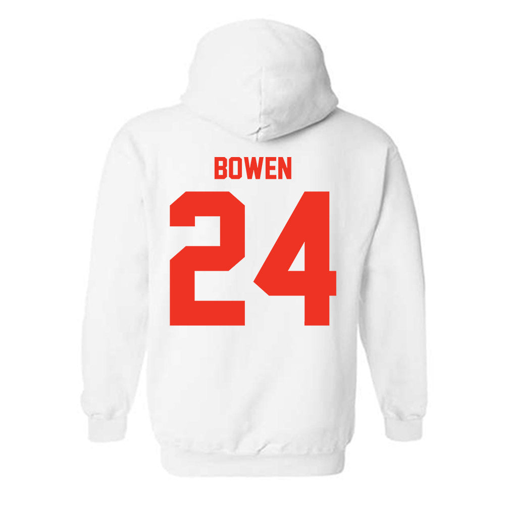 Syracuse - NCAA Men's Lacrosse : Dante Bowen - Classic Shersey Hooded Sweatshirt-1