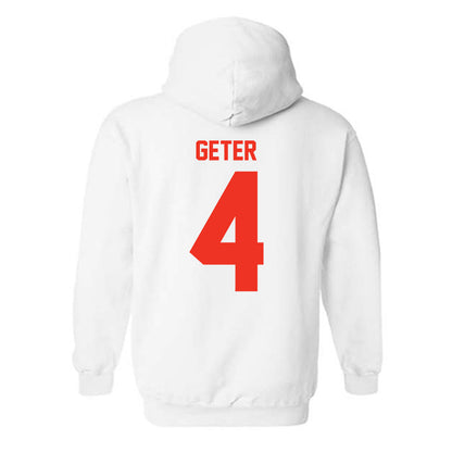 Syracuse - NCAA Football : Chase Geter - Classic Shersey Hooded Sweatshirt-1