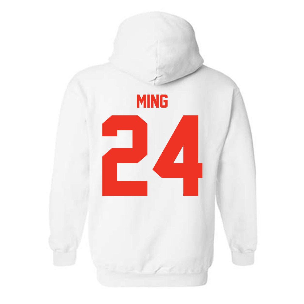 Syracuse - NCAA Men's Soccer : Sachiel Ming - Classic Shersey Hooded Sweatshirt-1