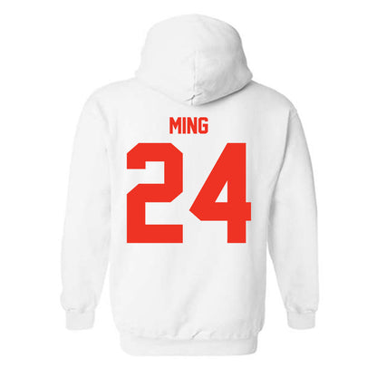 Syracuse - NCAA Men's Soccer : Sachiel Ming - Classic Shersey Hooded Sweatshirt-1