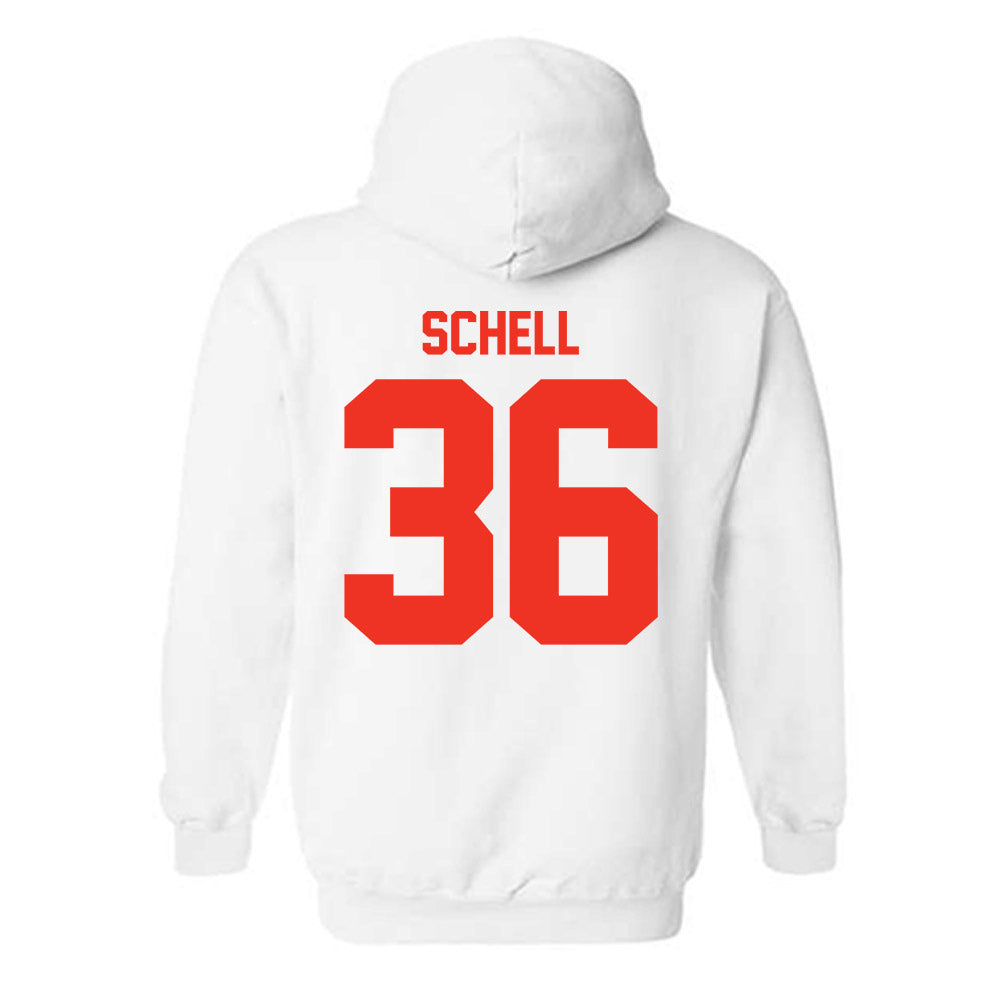 Syracuse - NCAA Men's Lacrosse : Jack Schell - Classic Shersey Hooded Sweatshirt-1