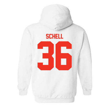 Syracuse - NCAA Men's Lacrosse : Jack Schell - Classic Shersey Hooded Sweatshirt-1