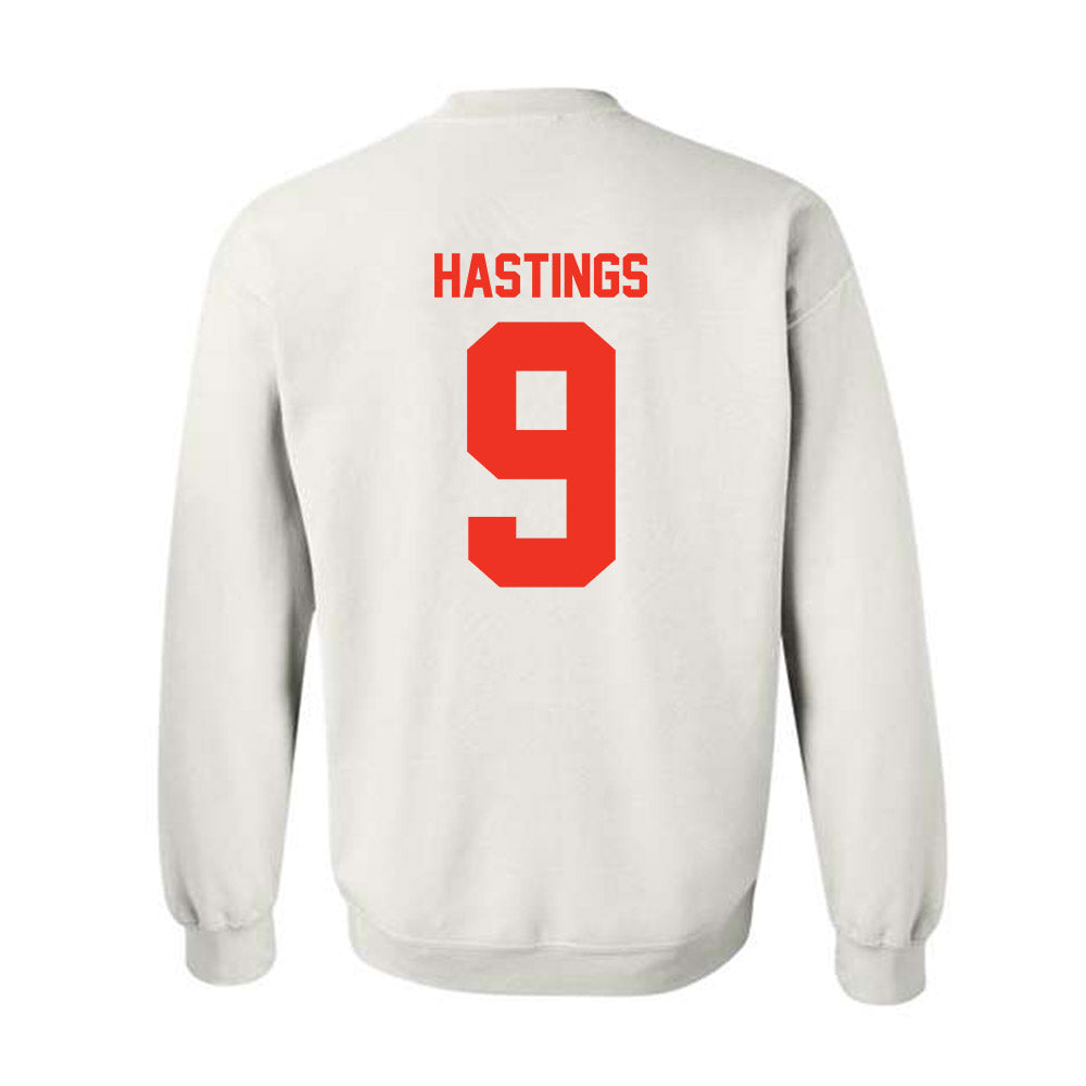 Syracuse - NCAA Football : Isaiah Hastings - Classic Shersey Crewneck Sweatshirt-1