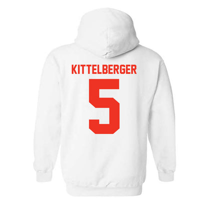 Syracuse - NCAA Men's Lacrosse : Jayden Kittelberger - Classic Shersey Hooded Sweatshirt-1