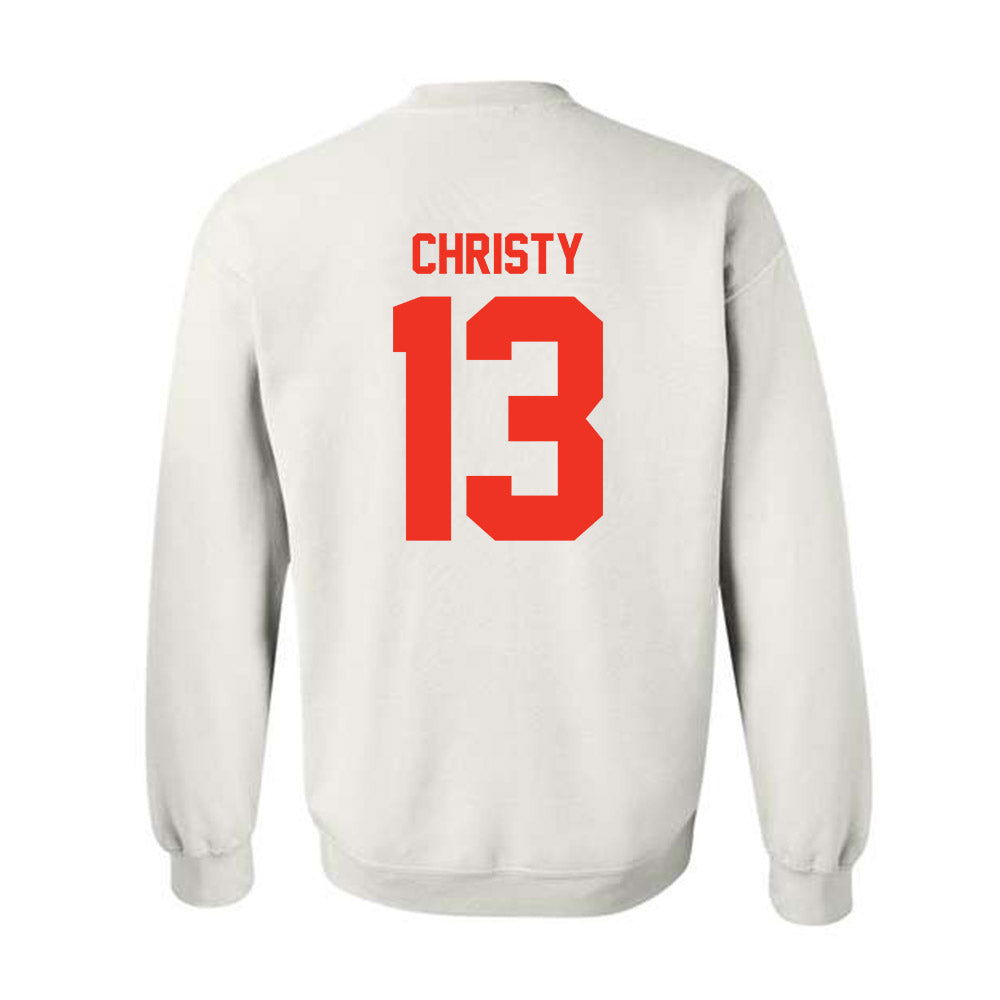 Syracuse - NCAA Women's Soccer : Lauren Christy - Classic Shersey Crewneck Sweatshirt-1