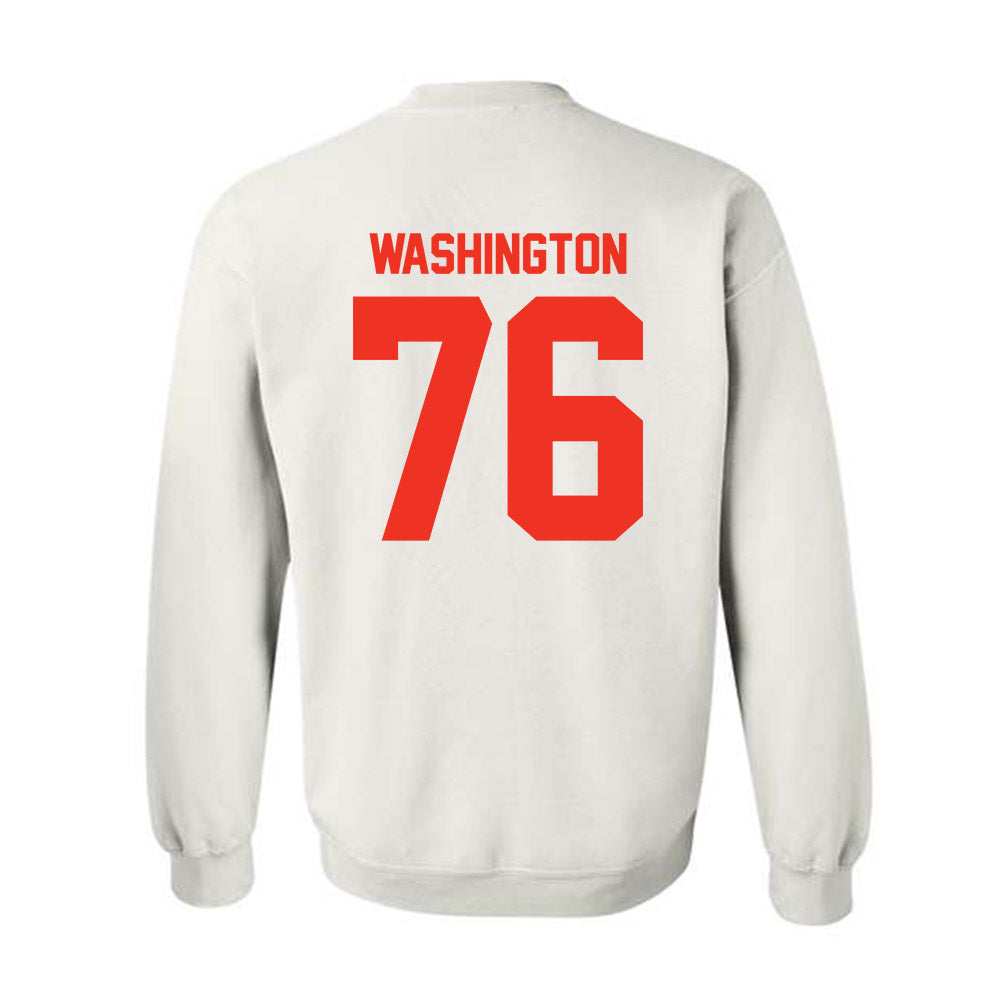Syracuse - NCAA Football : Byron Washington - Classic Shersey Crewneck Sweatshirt-1