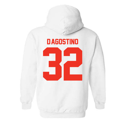 Syracuse - NCAA Men's Lacrosse : Louis D'Agostino - Classic Shersey Hooded Sweatshirt-1