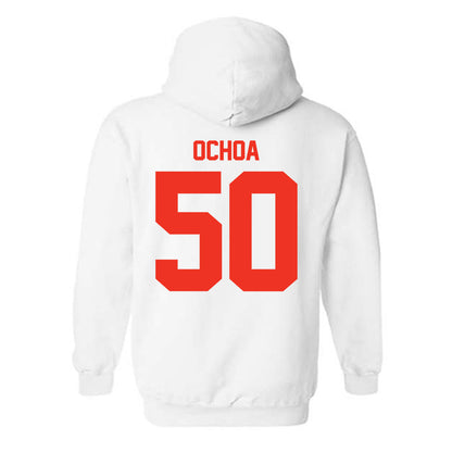 Syracuse - NCAA Men's Lacrosse : Ryder Ochoa - Classic Shersey Hooded Sweatshirt-1
