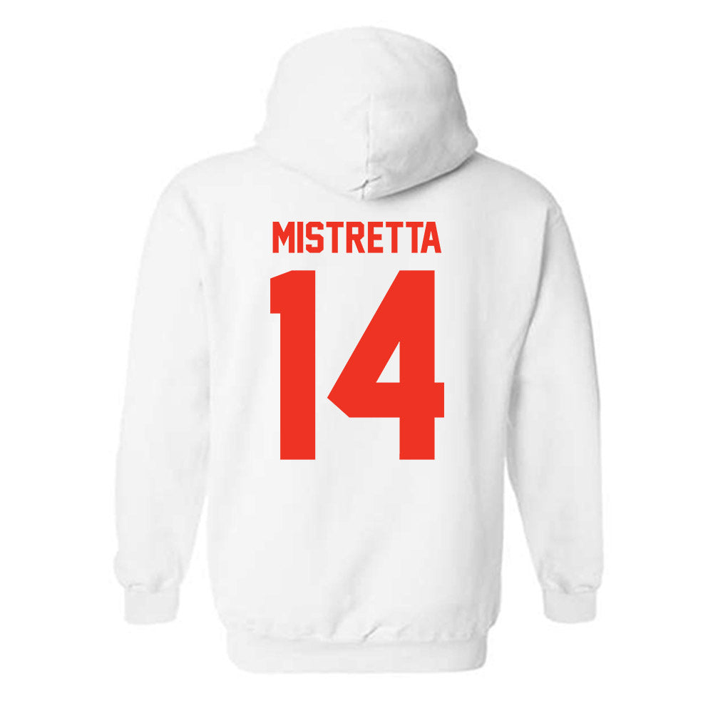 Syracuse - NCAA Women's Lacrosse : Ireland Mistretta - Classic Shersey Hooded Sweatshirt-1