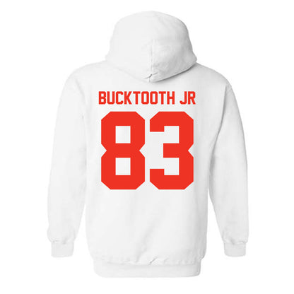 Syracuse - NCAA Men's Lacrosse : Brett Bucktooth Jr - Classic Shersey Hooded Sweatshirt-1
