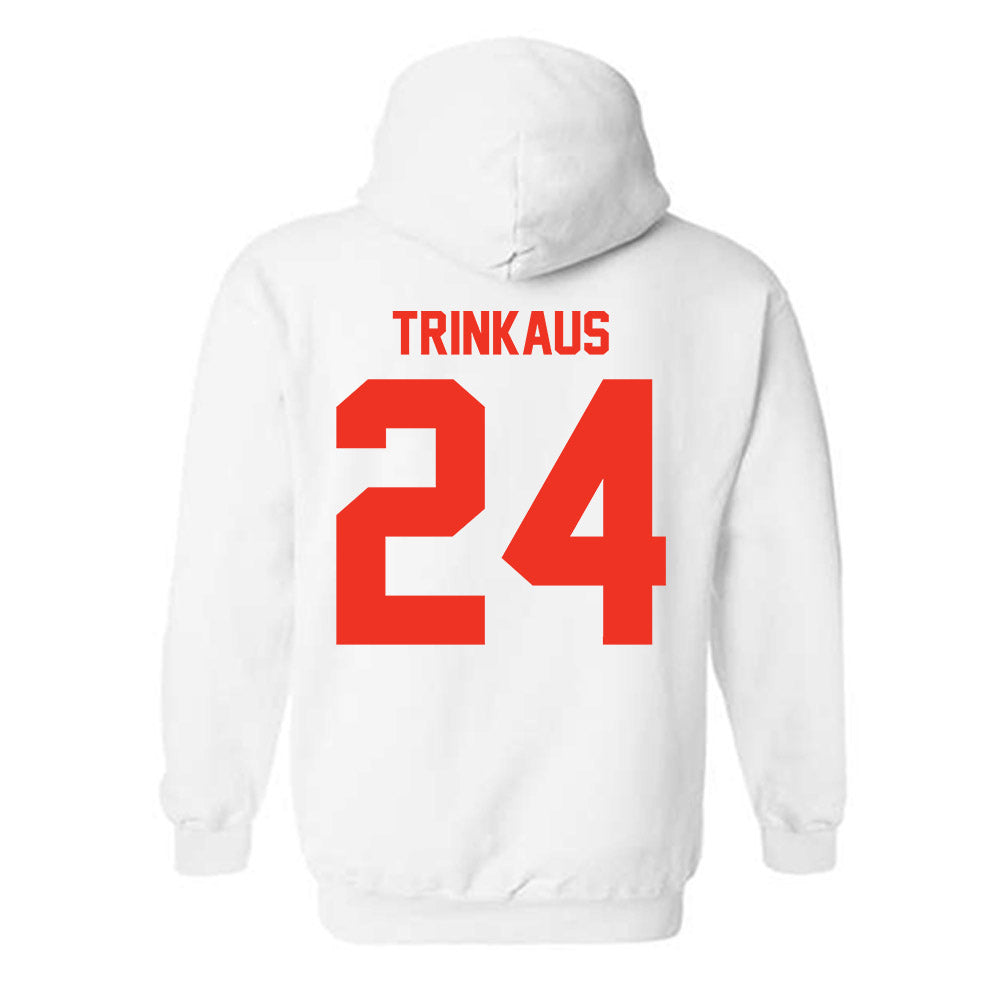 Syracuse - NCAA Women's Lacrosse : Caroline Trinkaus - Classic Shersey Hooded Sweatshirt-1