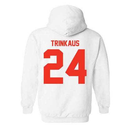 Syracuse - NCAA Women's Lacrosse : Caroline Trinkaus - Classic Shersey Hooded Sweatshirt-1