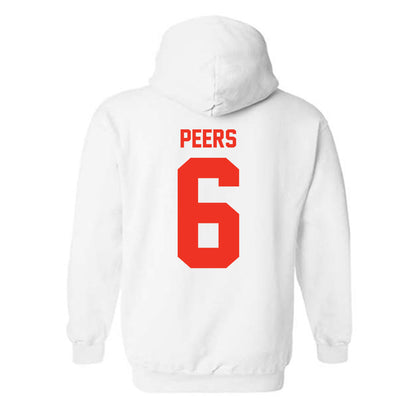 Syracuse - NCAA Women's Lacrosse : Ella Peers - Classic Shersey Hooded Sweatshirt-1