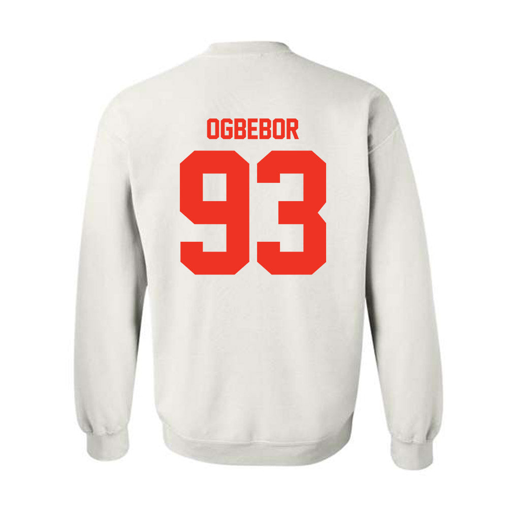 Syracuse - NCAA Football : Nissi Ogbebor - Classic Shersey Crewneck Sweatshirt-1