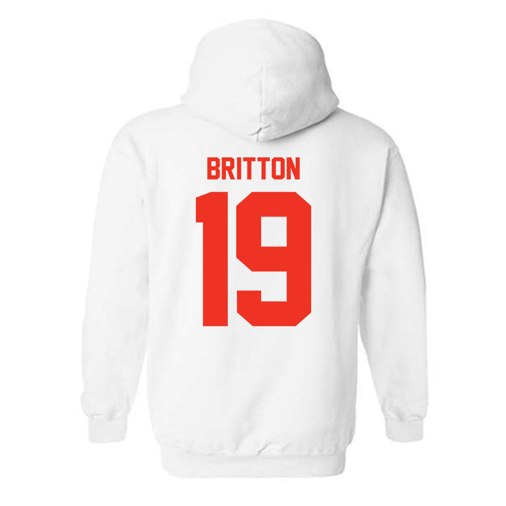 Syracuse - NCAA Women's Lacrosse : Gracie Britton - Classic Shersey Hooded Sweatshirt-1