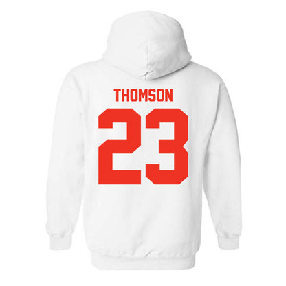 Syracuse - NCAA Men's Lacrosse : Finlay Thomson - Classic Shersey Hooded Sweatshirt-1