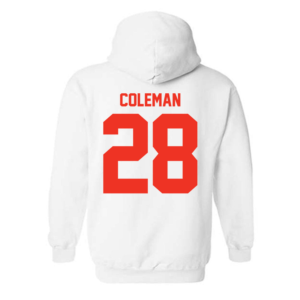 Syracuse - NCAA Football : Malachi Coleman - Classic Shersey Hooded Sweatshirt-1