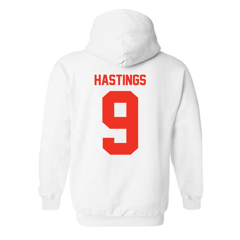 Syracuse - NCAA Football : Isaiah Hastings - Classic Shersey Hooded Sweatshirt-1