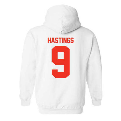 Syracuse - NCAA Football : Isaiah Hastings - Classic Shersey Hooded Sweatshirt-1