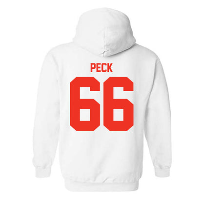 Syracuse - NCAA Men's Lacrosse : Hansen Peck - Classic Shersey Hooded Sweatshirt-1