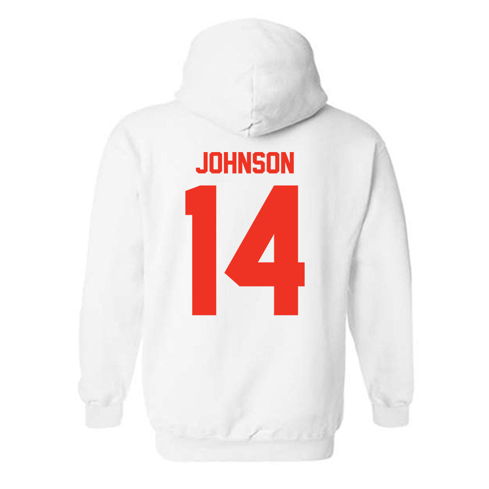 Syracuse - NCAA Football : Darius Johnson - Classic Shersey Hooded Sweatshirt-1