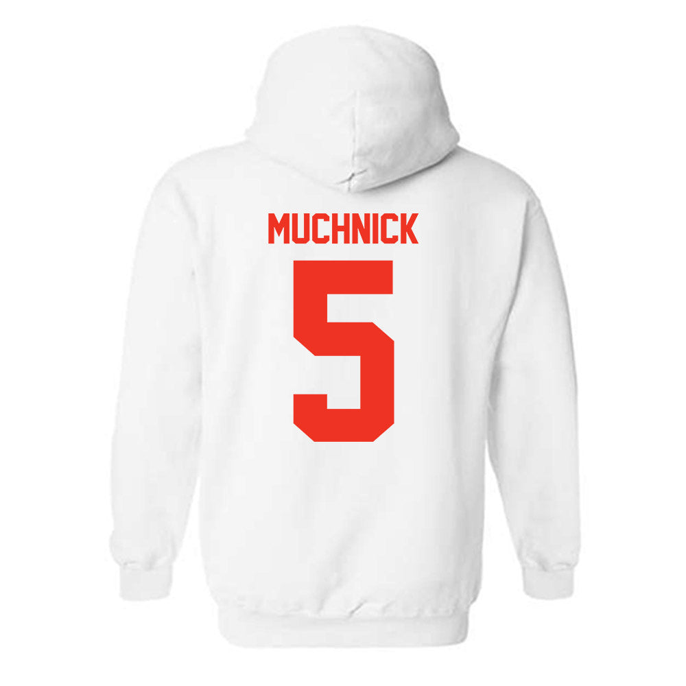 Syracuse - NCAA Women's Lacrosse : Emma Muchnick - Classic Shersey Hooded Sweatshirt-1