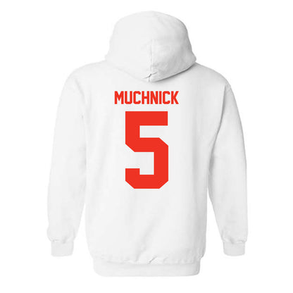 Syracuse - NCAA Women's Lacrosse : Emma Muchnick - Classic Shersey Hooded Sweatshirt-1