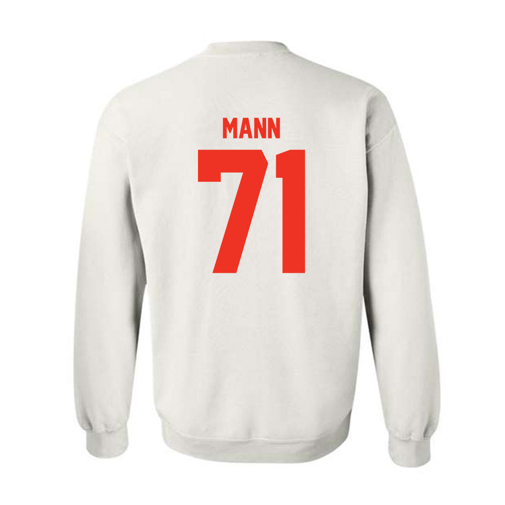 Syracuse - NCAA Football : Jayden Mann - Classic Shersey Crewneck Sweatshirt-1