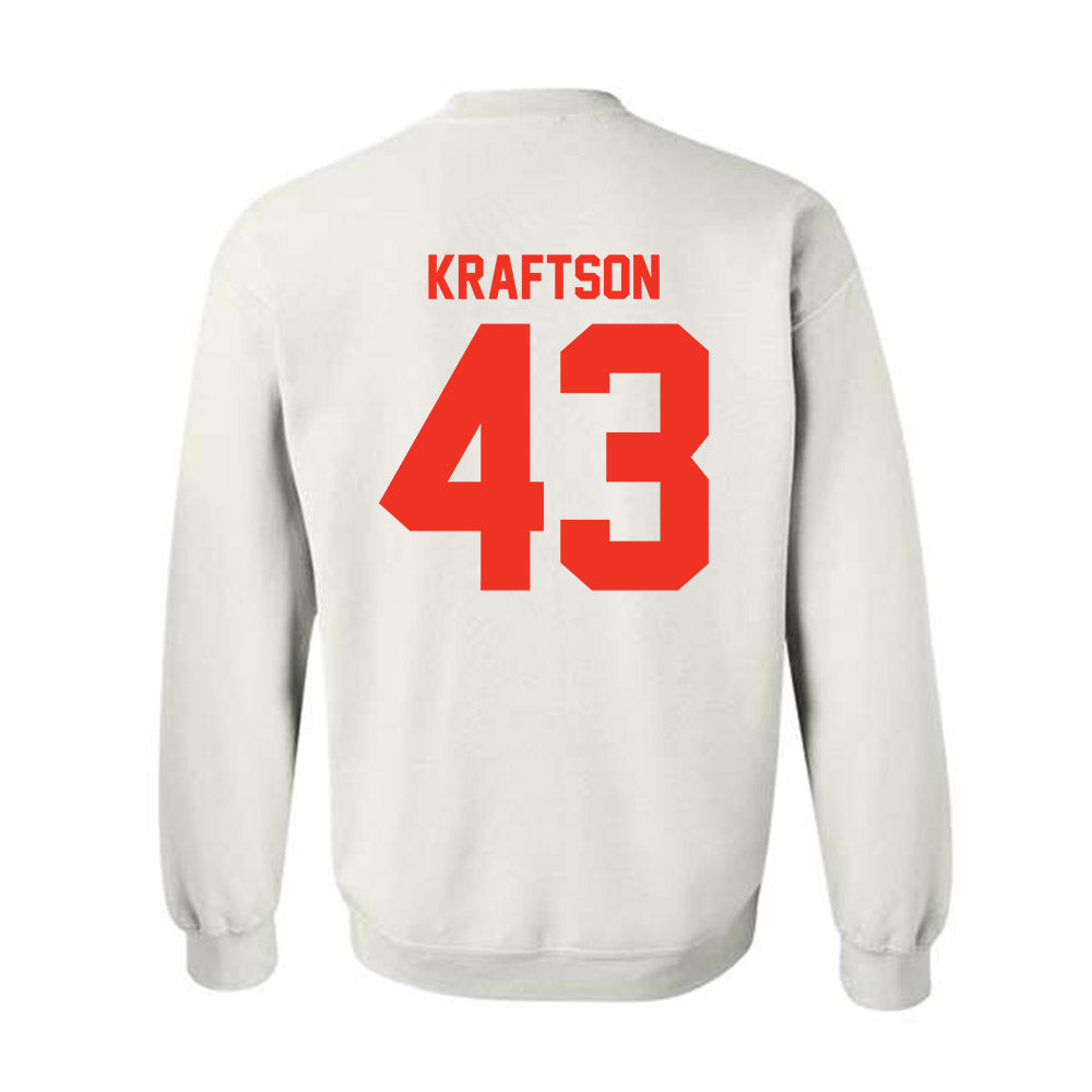Syracuse - NCAA Men's Lacrosse : Charlie Kraftson - Classic Shersey Crewneck Sweatshirt-1