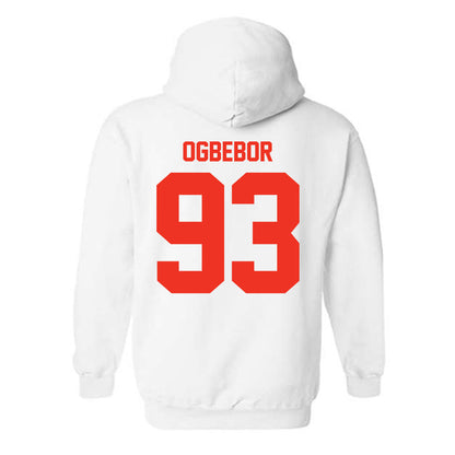 Syracuse - NCAA Football : Nissi Ogbebor - Classic Shersey Hooded Sweatshirt-1